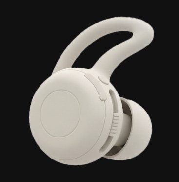 Earbud from the front
