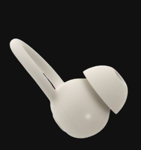 Earbud from the side