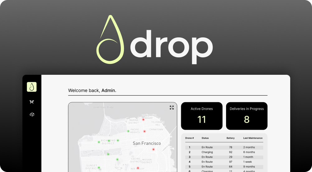 Drone Delivery Dashboard